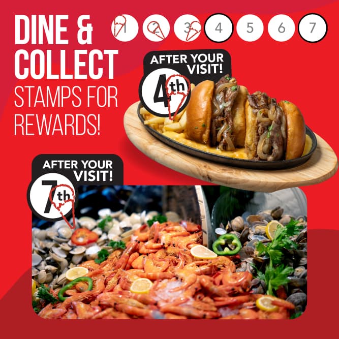 Dine & Collect Stamps For Rewards!