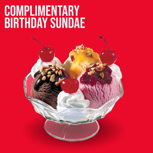 Complimentary Firehouse Happy Birthday