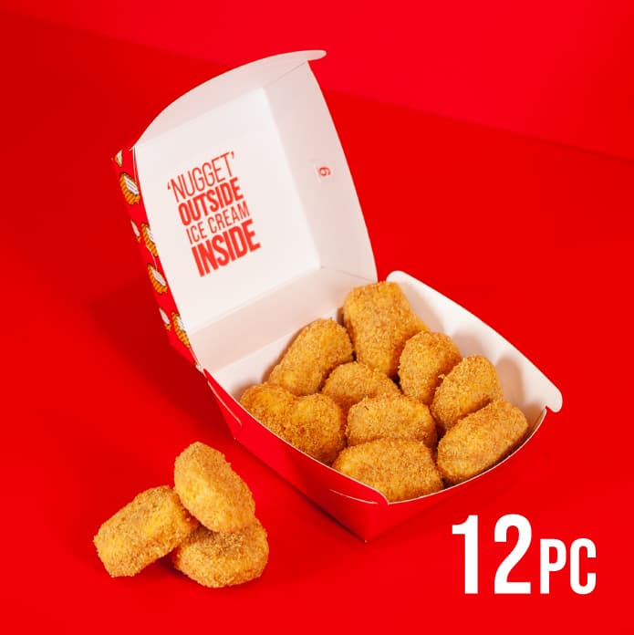 Twelve-piece Nugget Ice Cream box.