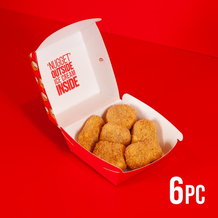 Six-piece Nugget Ice Cream box.