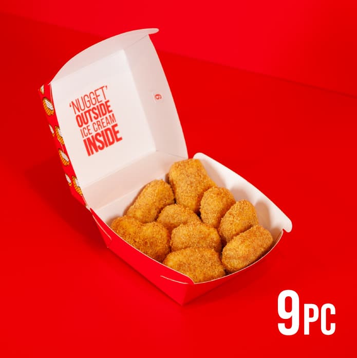 Nine-piece Nugget Ice Cream box.