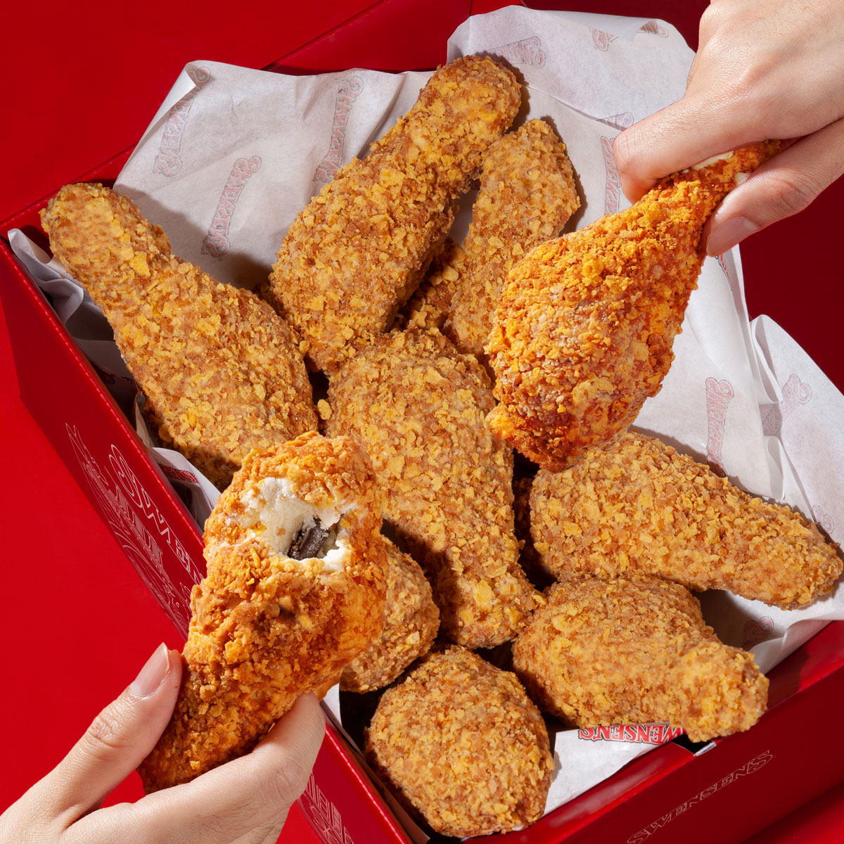 swensensfriedchickenicecreamboxof10 - Swensens Singapore
