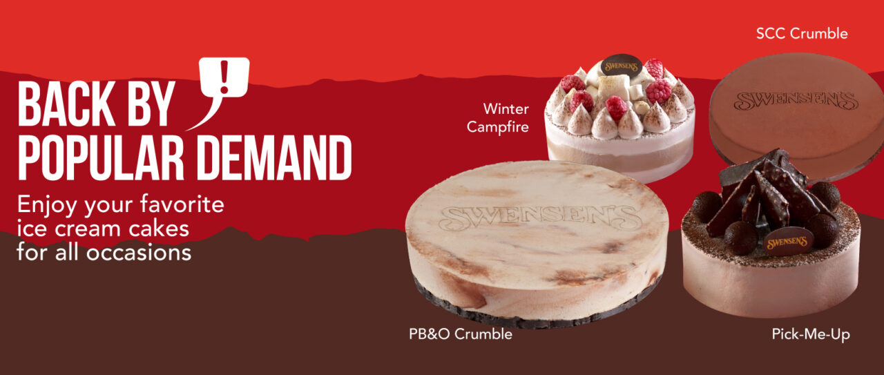 Swensen's New Ice Cream Cakes