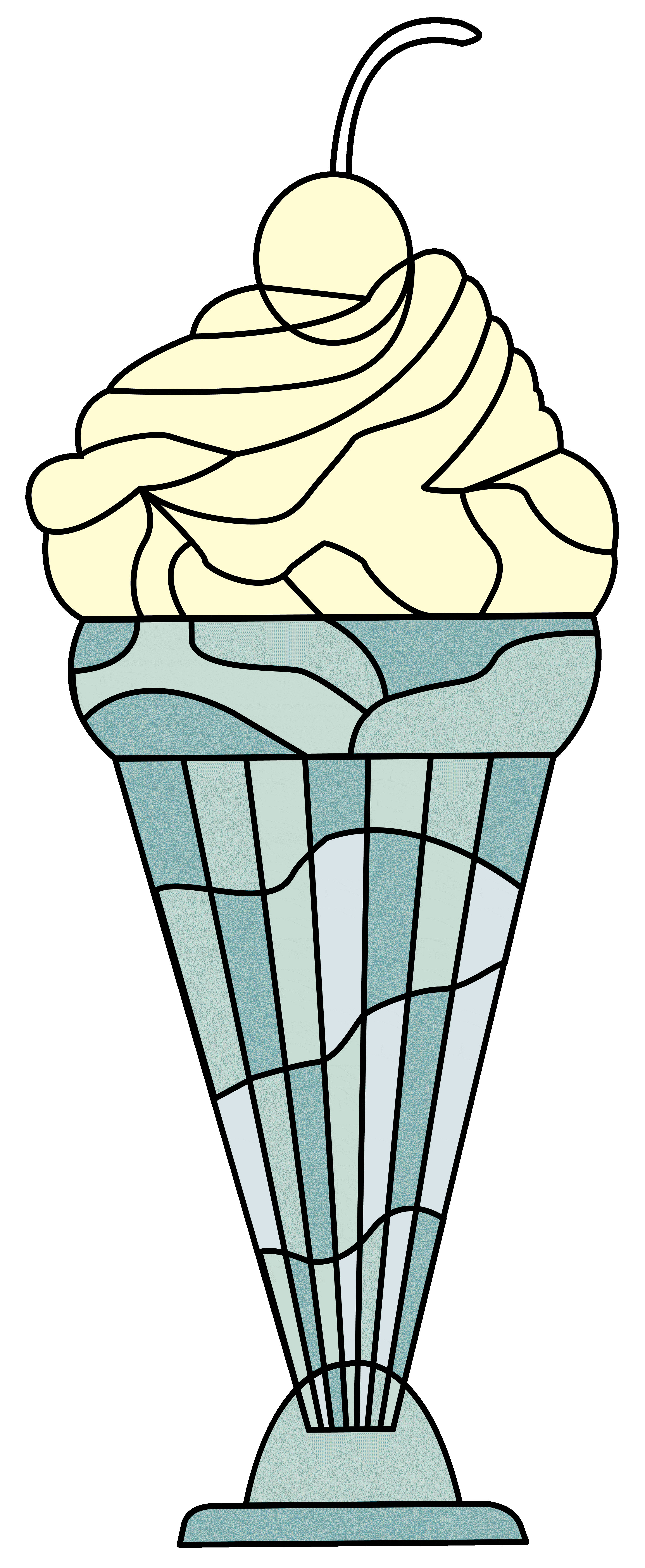 Animated illustration of an ice cream sundae for the Unlimited Joy of Giving campaign.